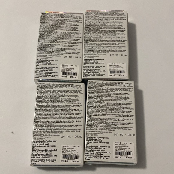 NWT Claire’s 4 Packs Vegan White Faux Nails - Picture 4 of 5